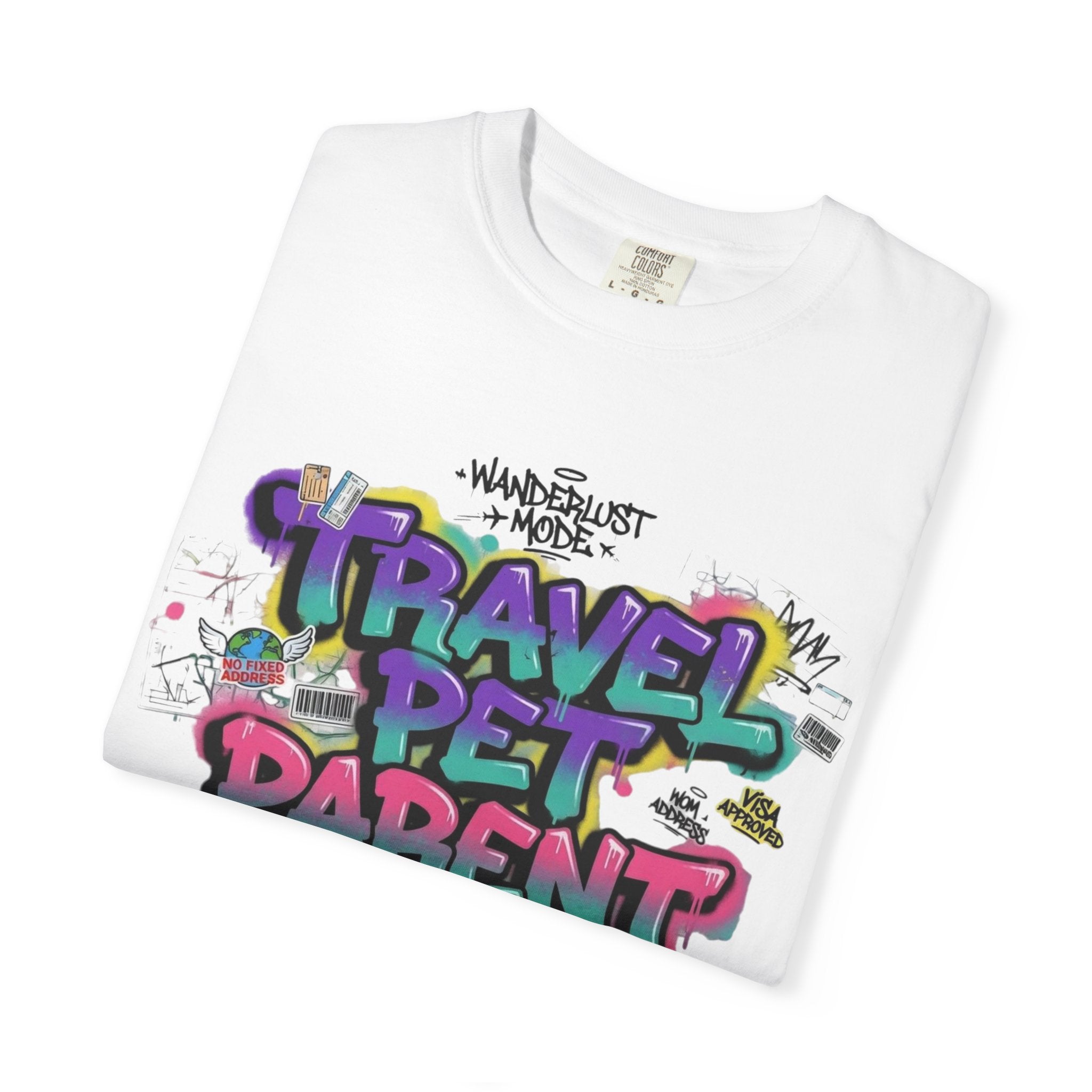 Pet Parent Travel T-Shirt — 'Travel Pet Parent' Design for Dog & Cat Lovers