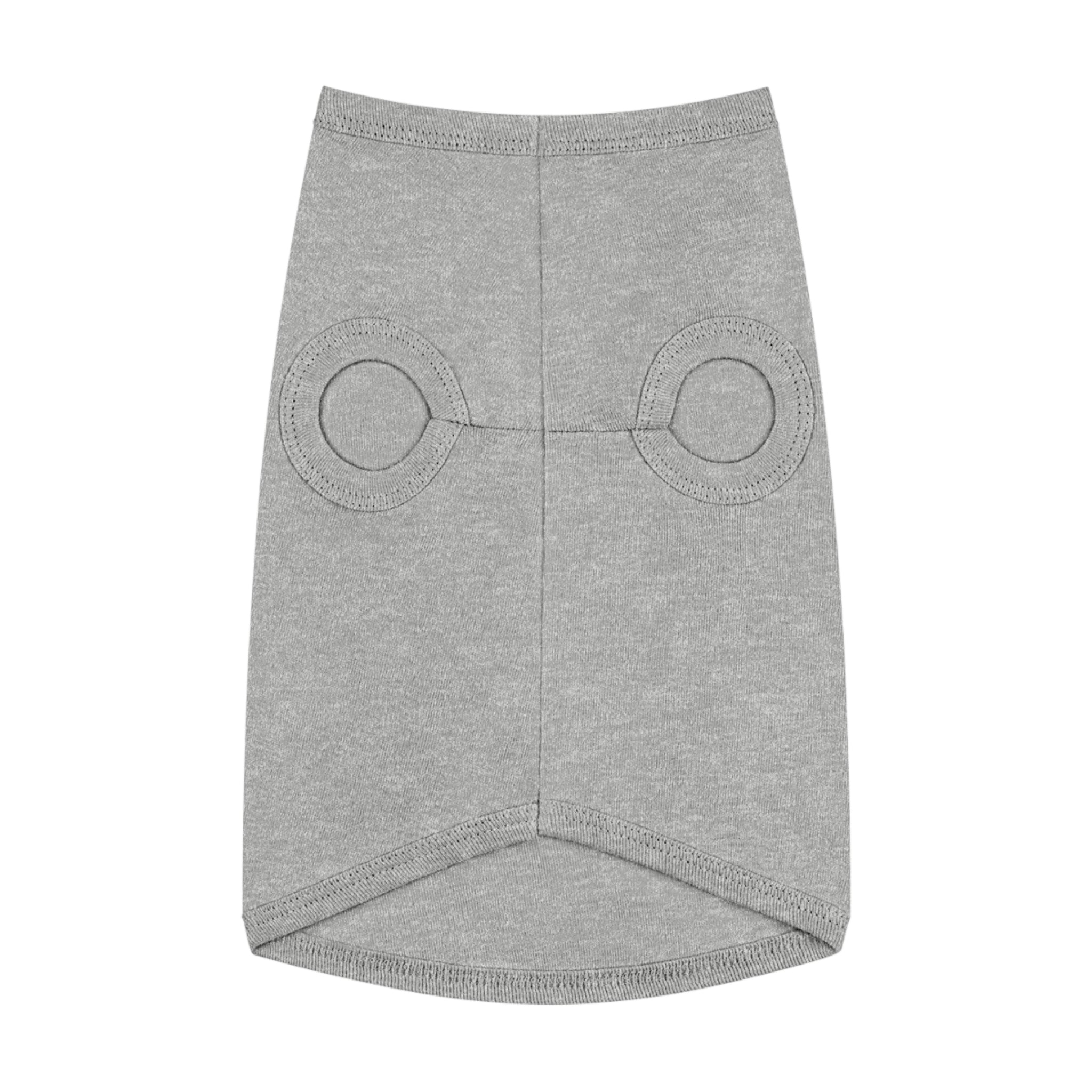 Graffiti Paw Print Travel Pet Tank Top — Trendy Street-Style Dog Shirt Matching Human Shirt