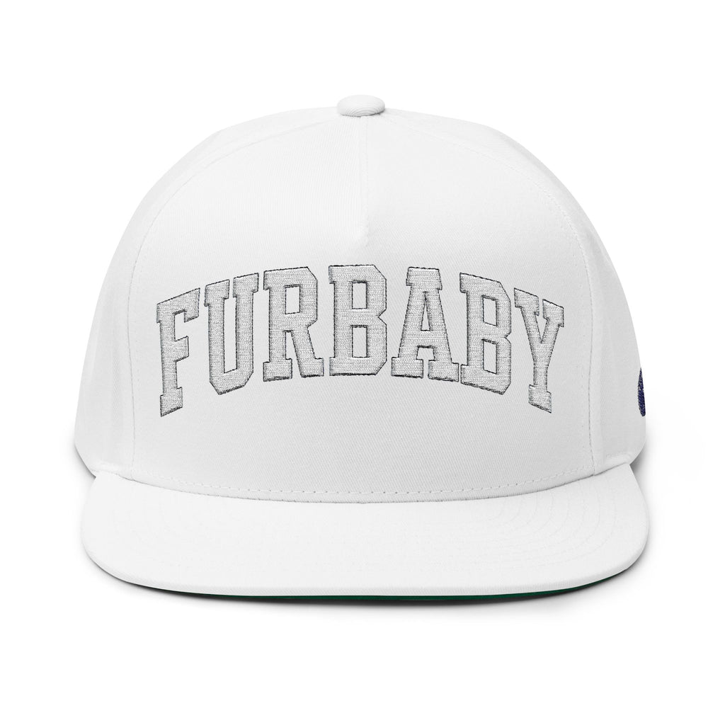 Dog Parent Goals Flat Bill Cap — Embroidered Pet Lover Snapback