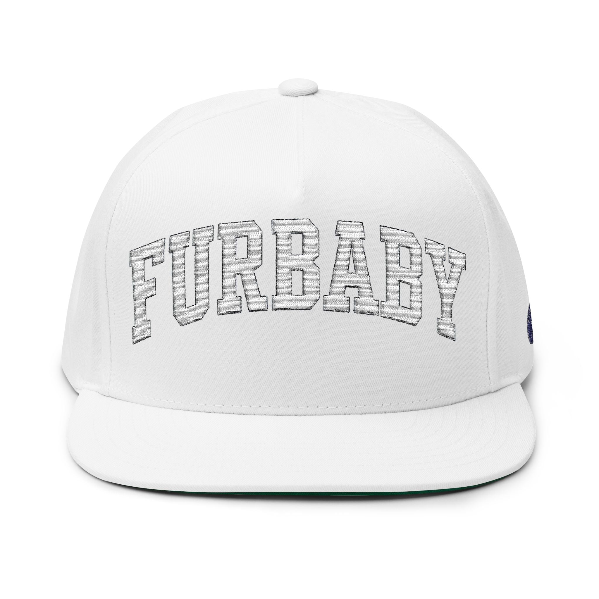 Dog Parent Goals Flat Bill Cap — Embroidered Pet Lover Snapback