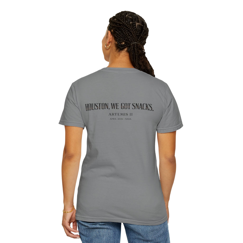 Moonetella T-Shirt — Retro Space Chocolate Moon Graphic Tee (Artemis II Mission Tribute)