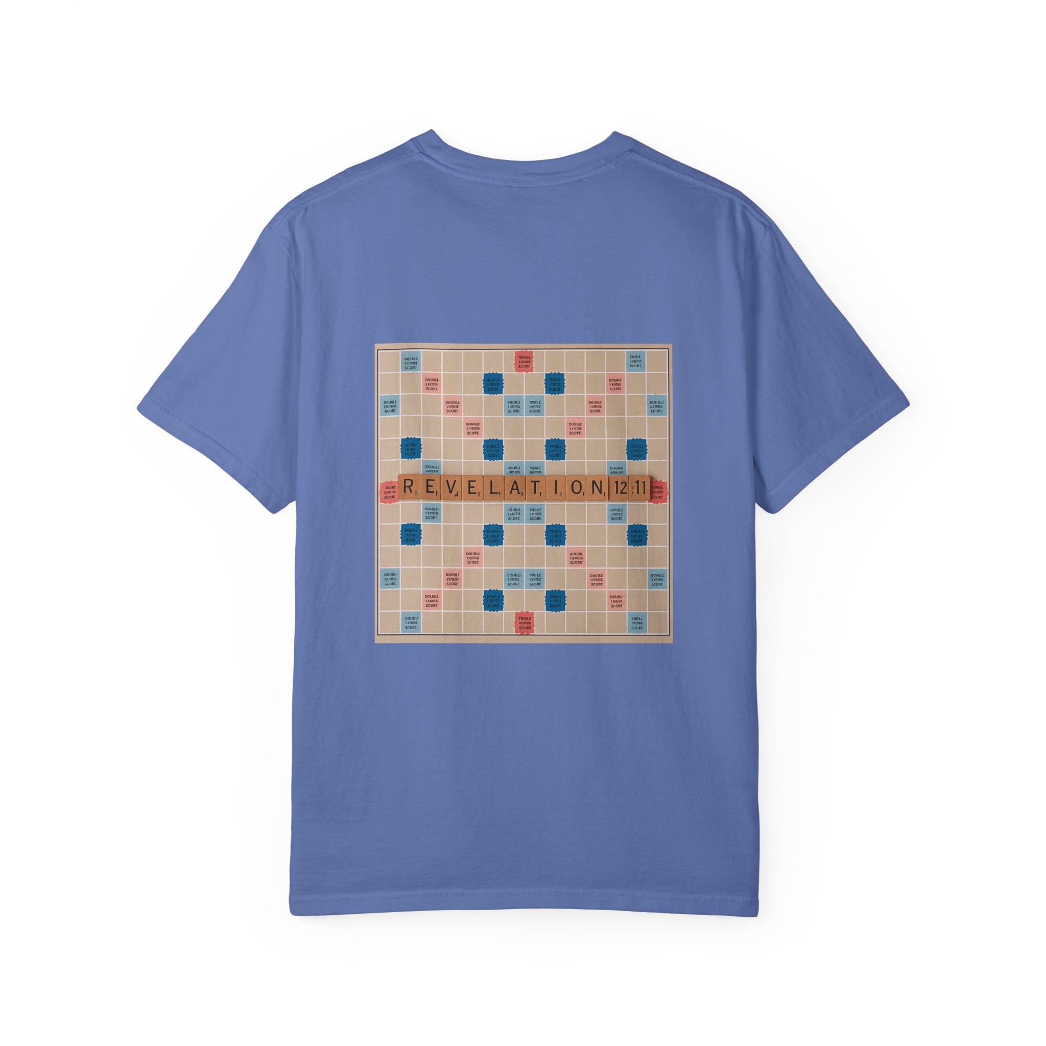 Unisex Garment-Dyed T-Shirt - Scrabble Revelations Game Board Set Gift
