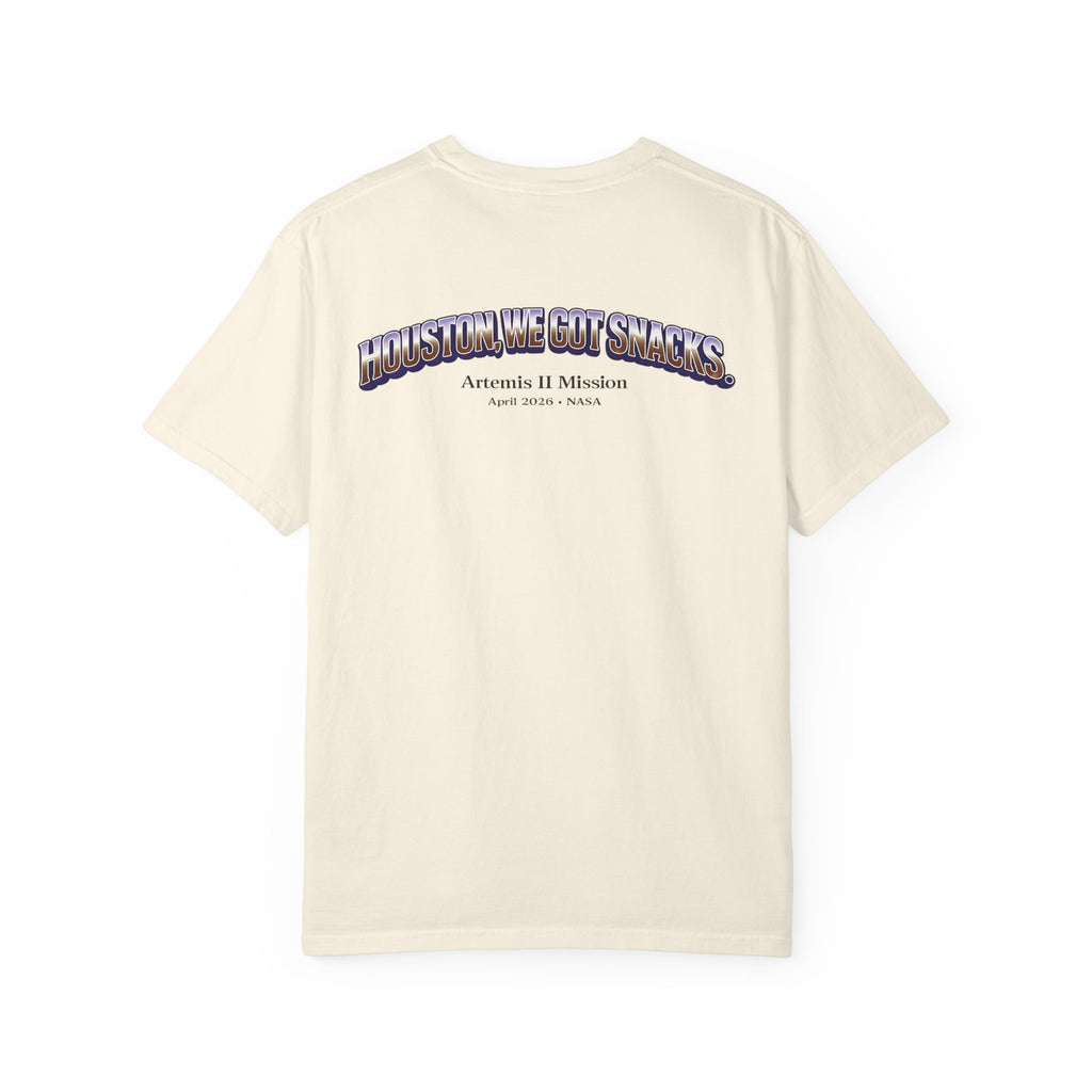 Moonetella T-Shirt — Retro Space Chocolate Moon Graphic Tee (Artemis II Mission Tribute)