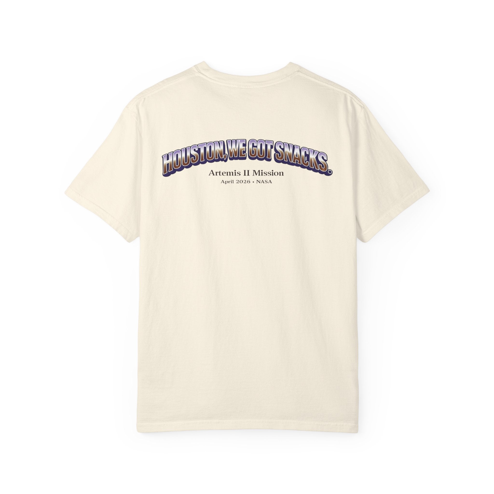 Moonetella T-Shirt — Retro Space Chocolate Moon Graphic Tee (Artemis II Mission Tribute)