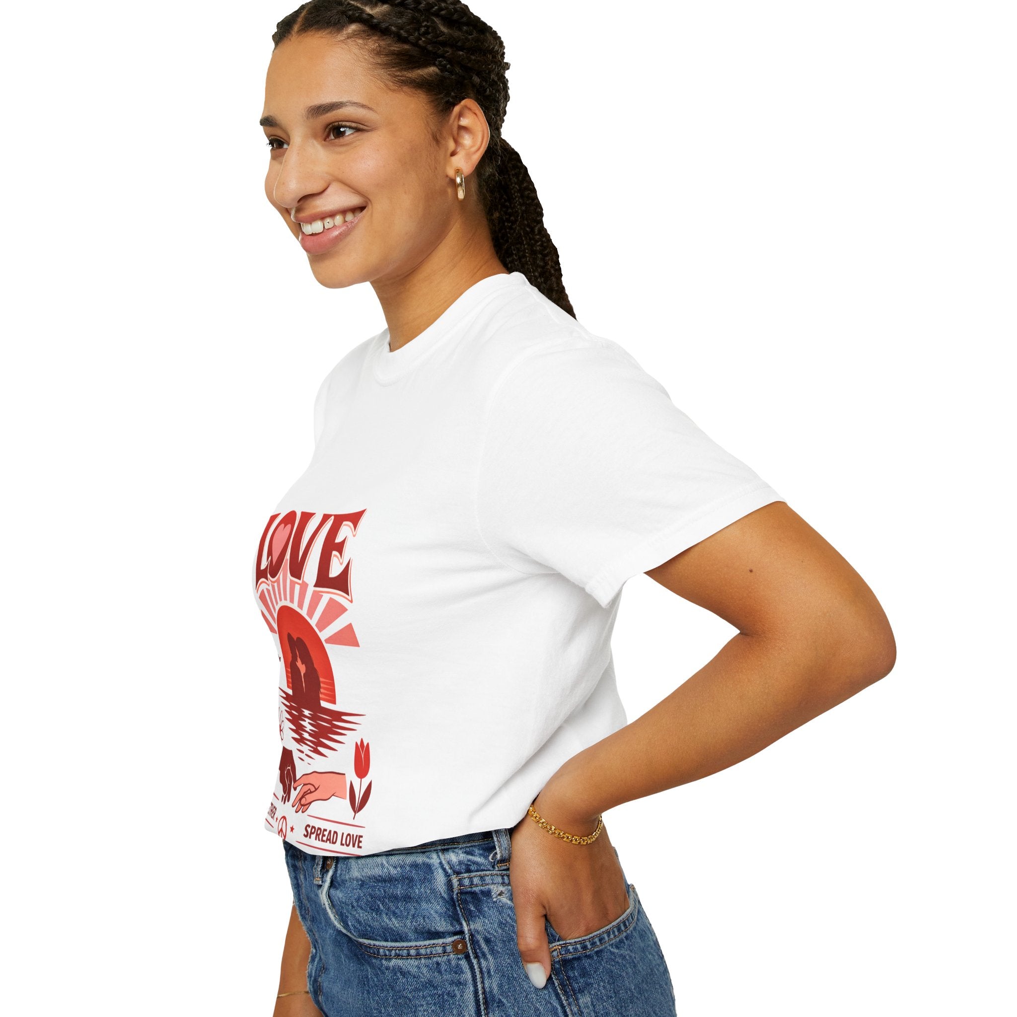Love Graphic T‑Shirt — 'Stay Together, Spread Love' Retro