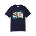 My Circle Has Paws Graffiti T-Shirt — Cute Pet Lover Tee