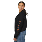 Orange Butterflies Multiple Sclerosis Awareness Sweatshirt