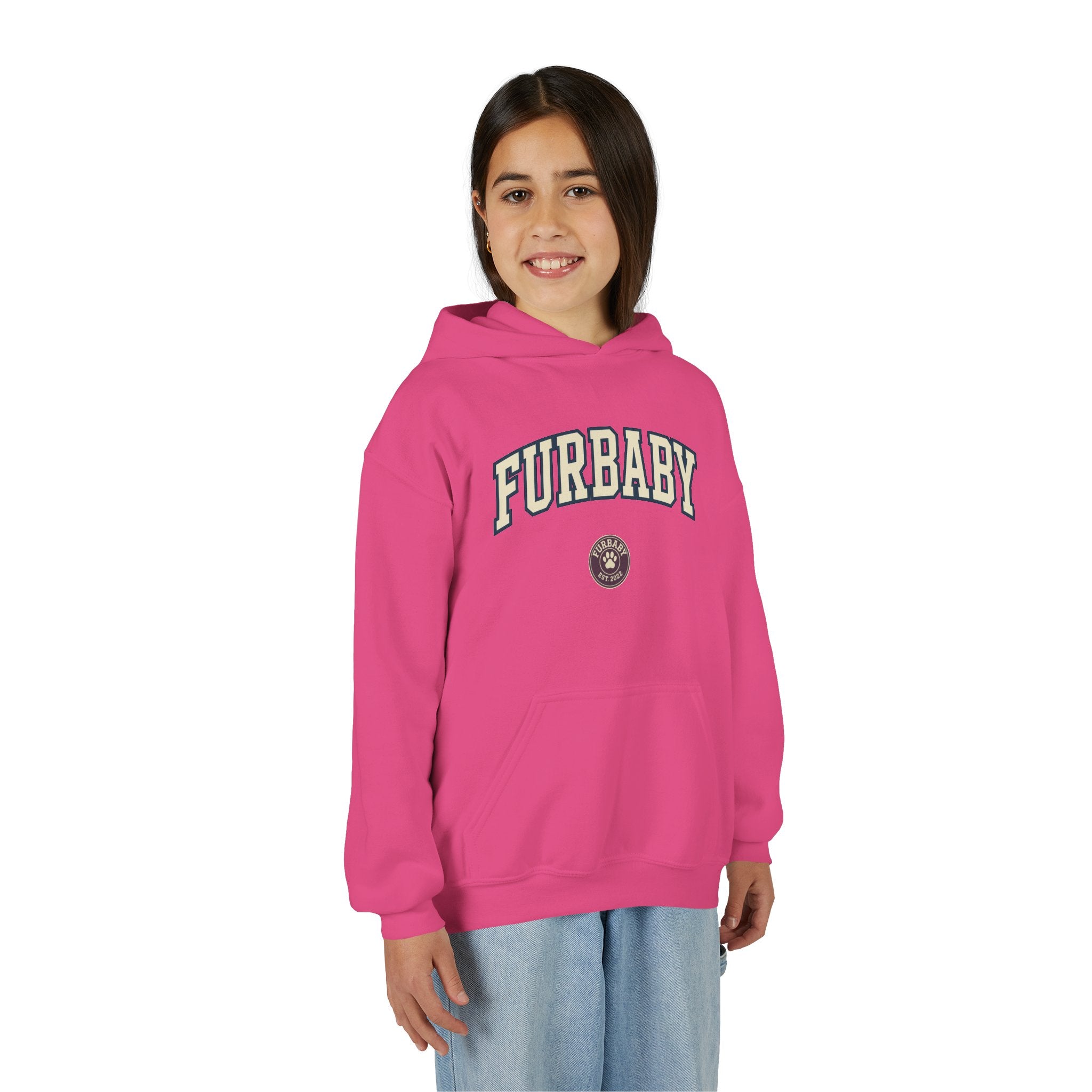 Furbaby Youth Hoodie — Cute Pet Lover Kids' Hooded Sweatshirt