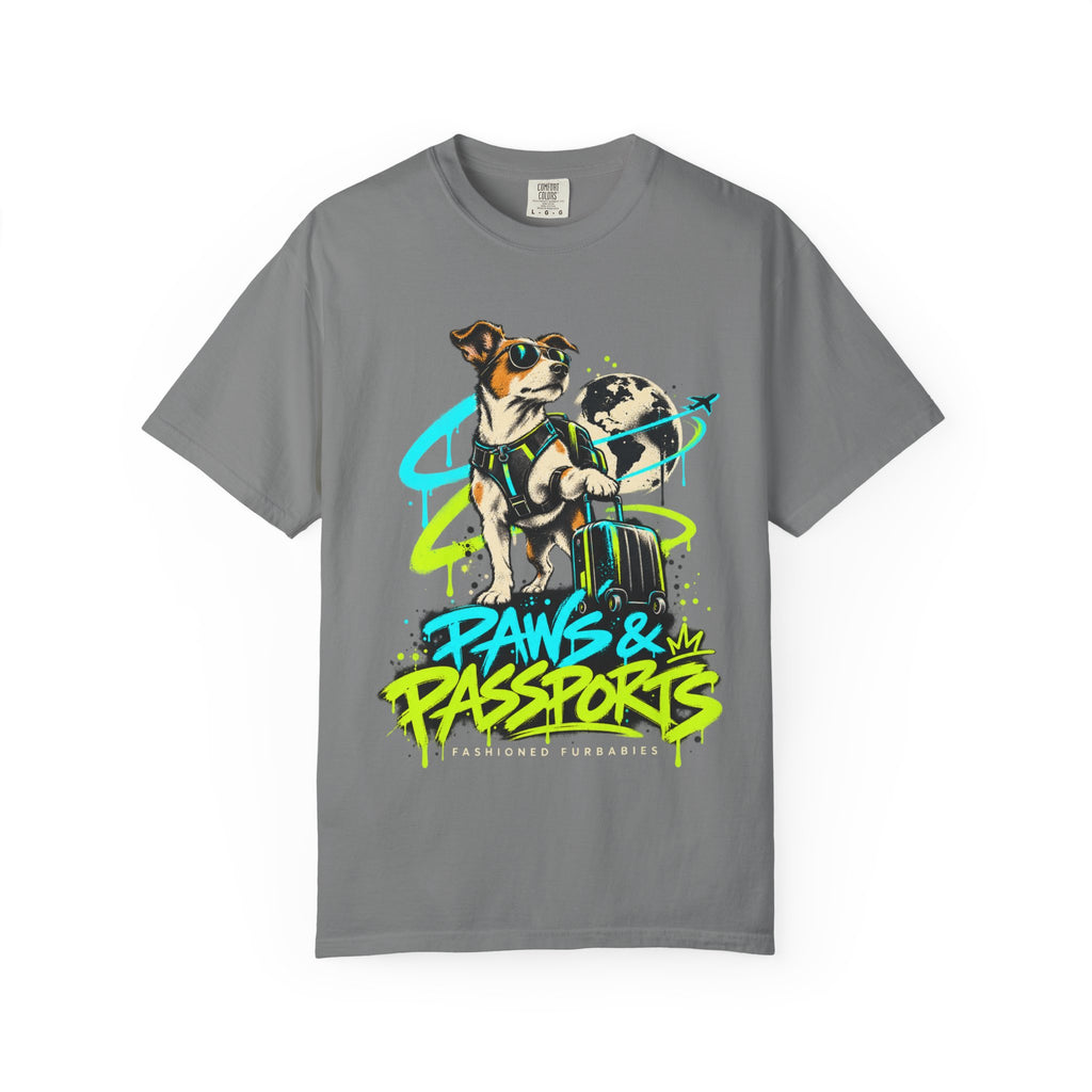 Paws & Passports Travel Dog T-Shirt