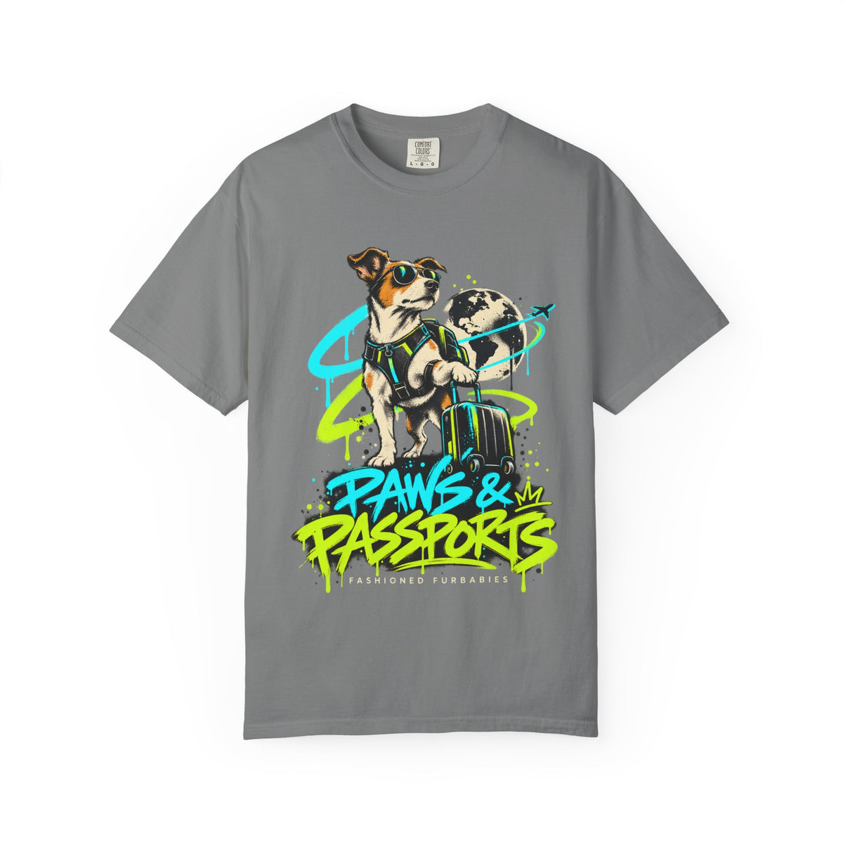 Paws & Passports Travel Dog T-Shirt