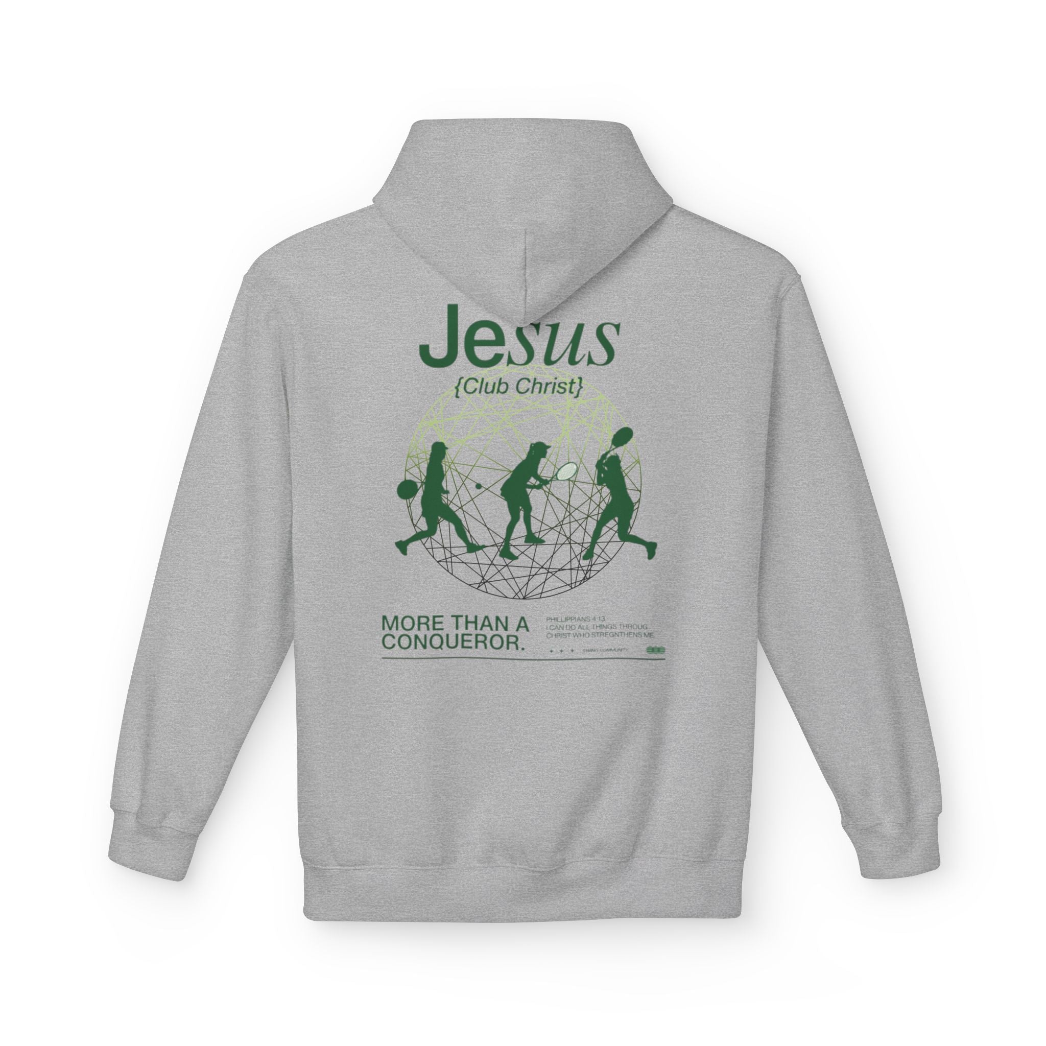 Jesus Athletic Club Hoodie — Faith Graphic Hoodie