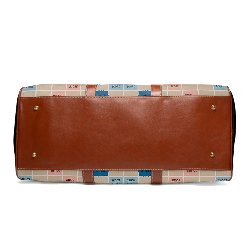 Revelation 12:11 Scrabble-Style Waterproof Travel Bag