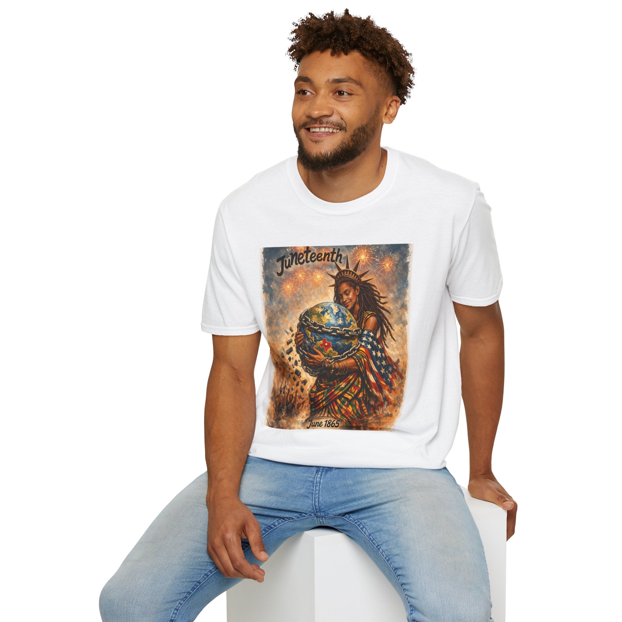 Juneteenth Distressed T-Shirts | Black History & Freedom Pride Tees (Set of 3 Designs)Matching Pet Apparel