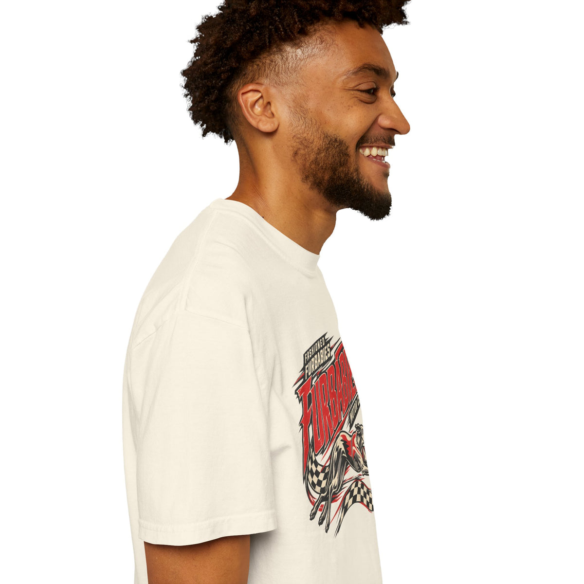 Fur Babies Vintage Racing Graphic T-Shirt