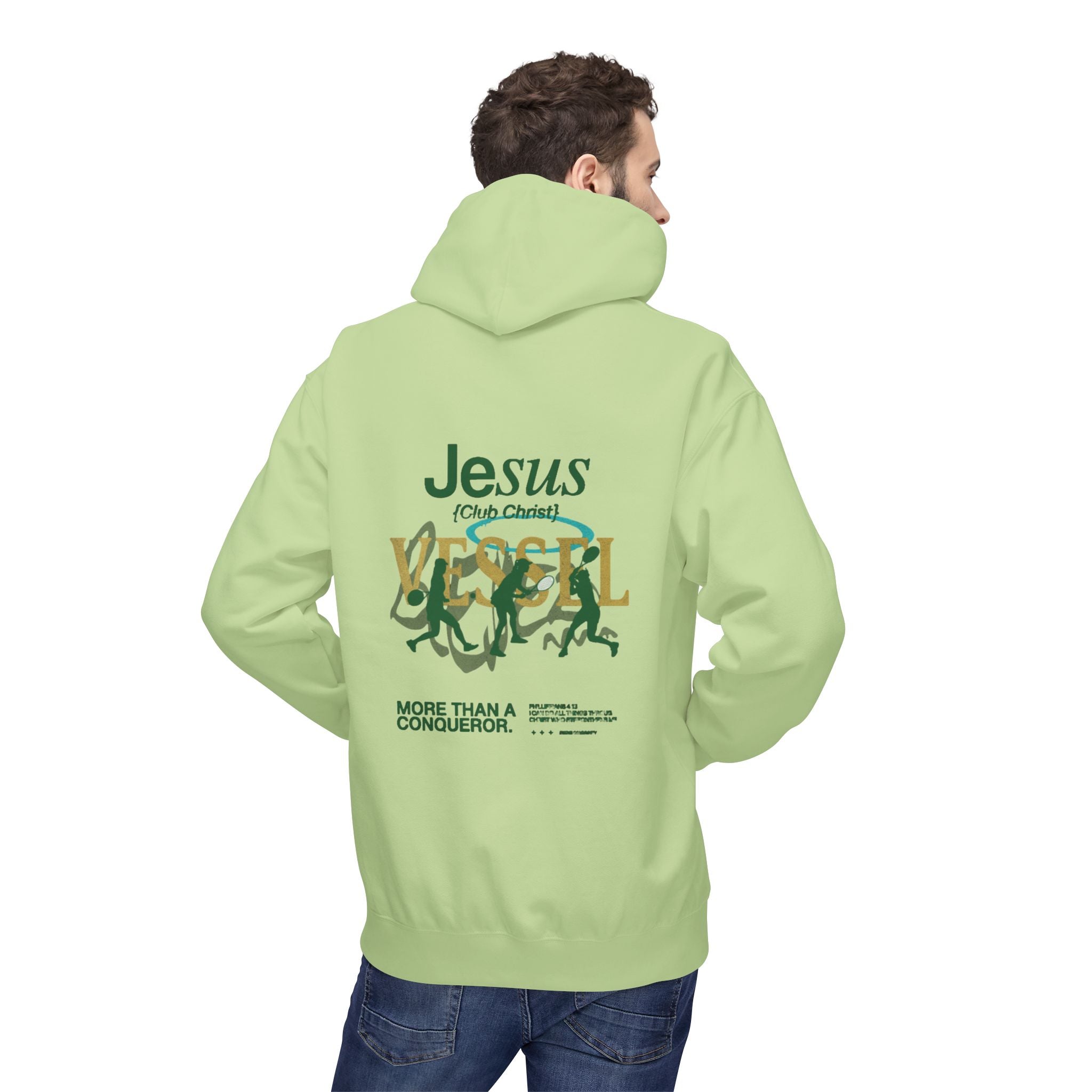 Jesus Athletic Club Hoodie — "Club Jesus" Graphic Hoodie