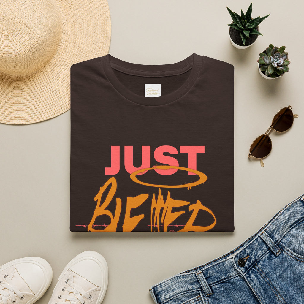 Just Blessed T-Shirt — Casual Inspirational Graphic Tee