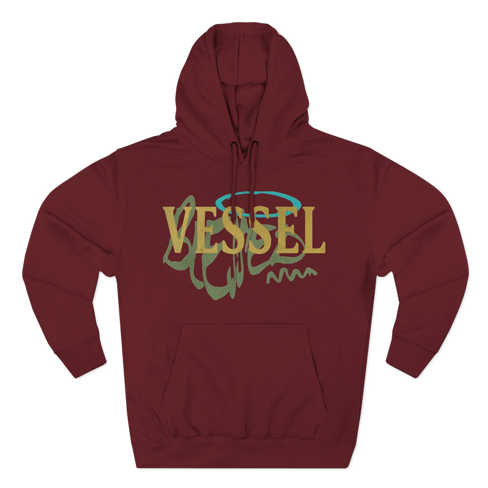 Vessel, Inspirational Three-Panel Fleece Hoodie -