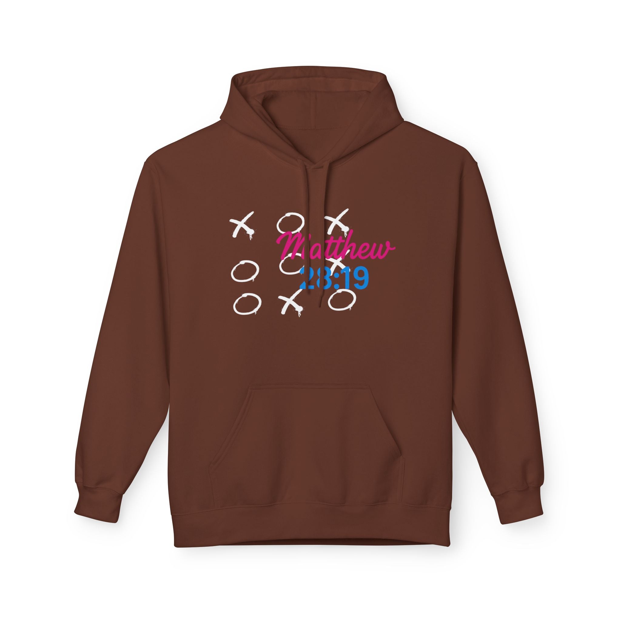 Tic Tac Toe Trinity Hoodie - God Jesus Holy Spirit