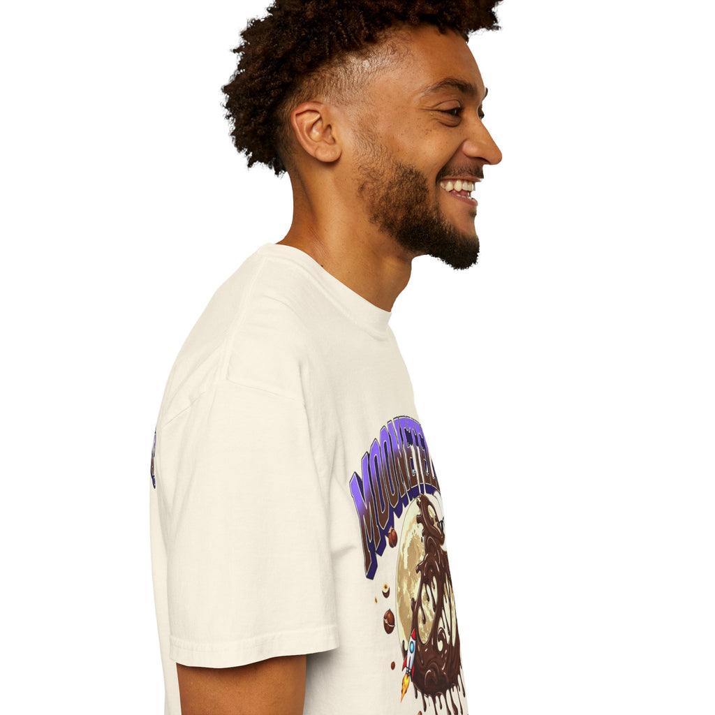 Moonetella T-Shirt — Retro Space Chocolate Moon Graphic Tee (Artemis II Mission Tribute)