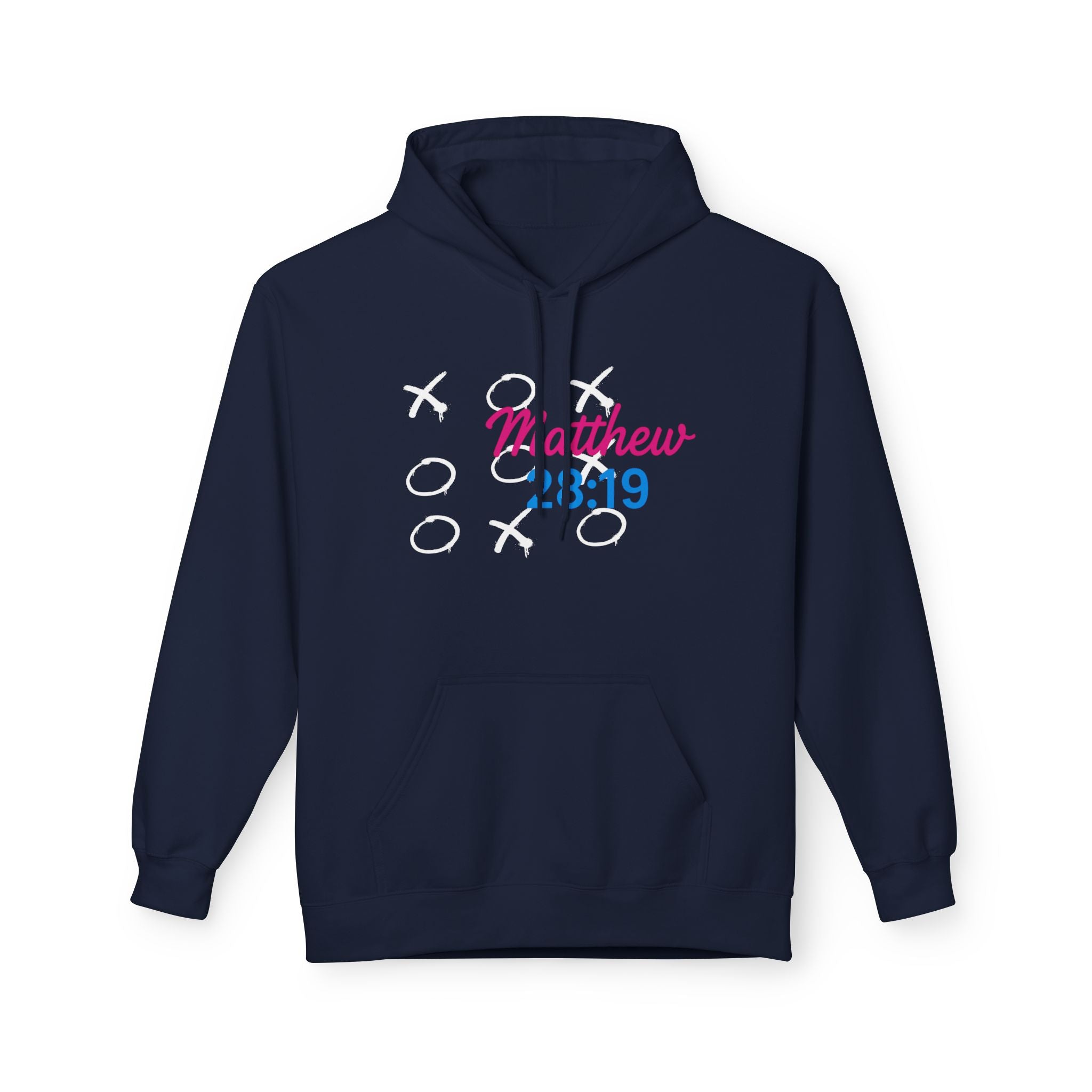 Tic Tac Toe Trinity Hoodie - God Jesus Holy Spirit