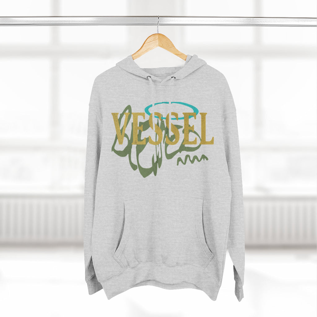 Vessel, Inspirational Three-Panel Fleece Hoodie -