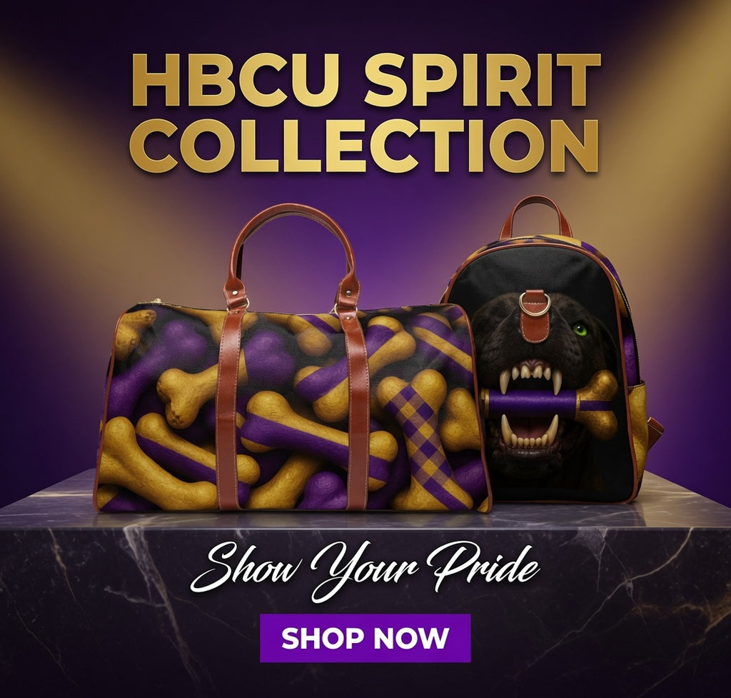 Waterproof Travel Bag — Festive Purple & Gold Bone Pattern Duffle