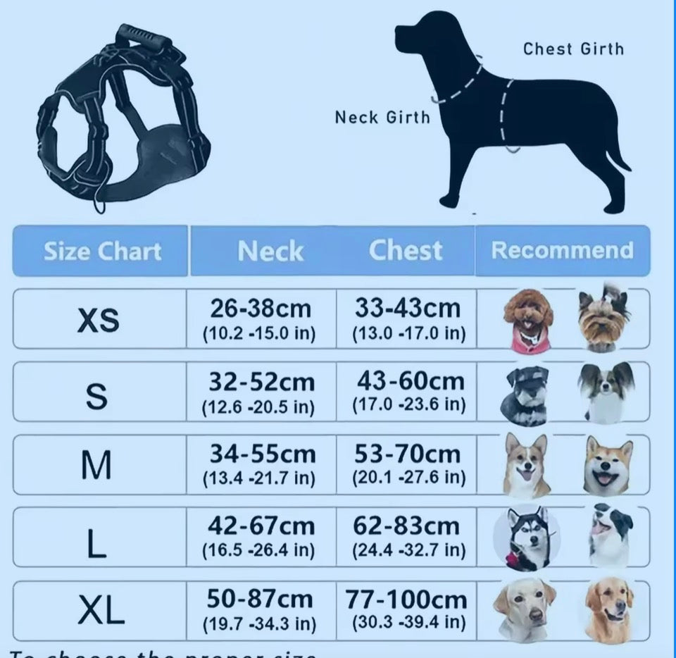 Tactical No-Pull Dog Harness & Leash Set