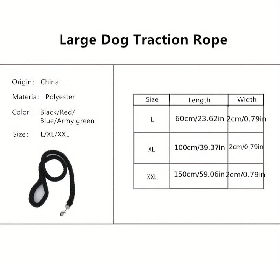 Braided Training Dog Leash