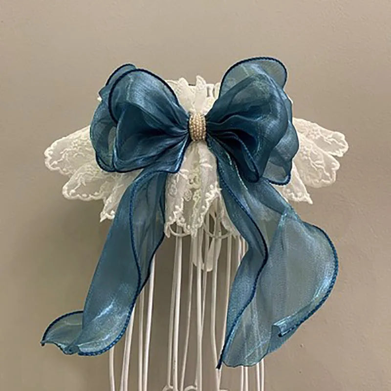 Cute Pet Dogs Pink Purple Blue Lace Bowknot Collares Bib Necklace For Puppy Dog Cat Supplies Collar Jewelry Accessory Chihuahua Fashioned Furbabies