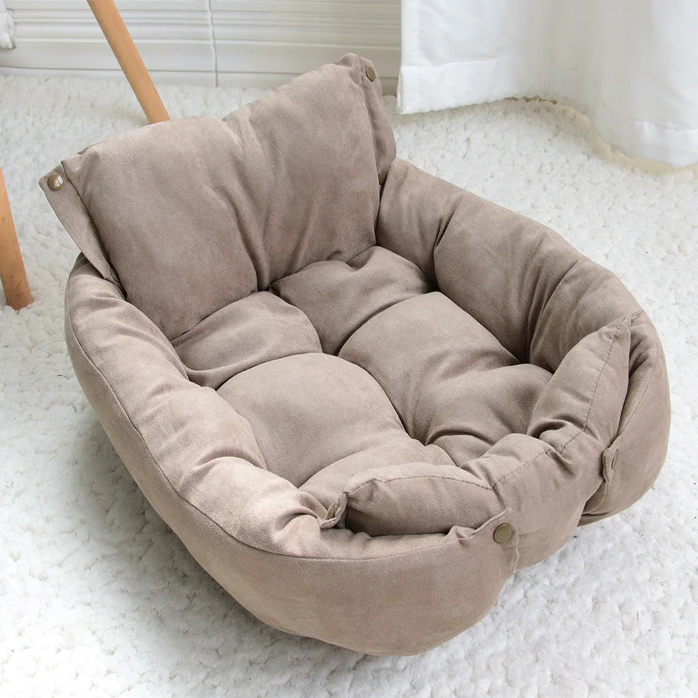Multifunction Dog Bed Mat 3 IN 1 Dogs Cat Sleeping Bed Sofa Warm Winter Puppy Kitten Nest Kennel Soft Pet Cushion For Dogs Cats Fashioned Furbabies