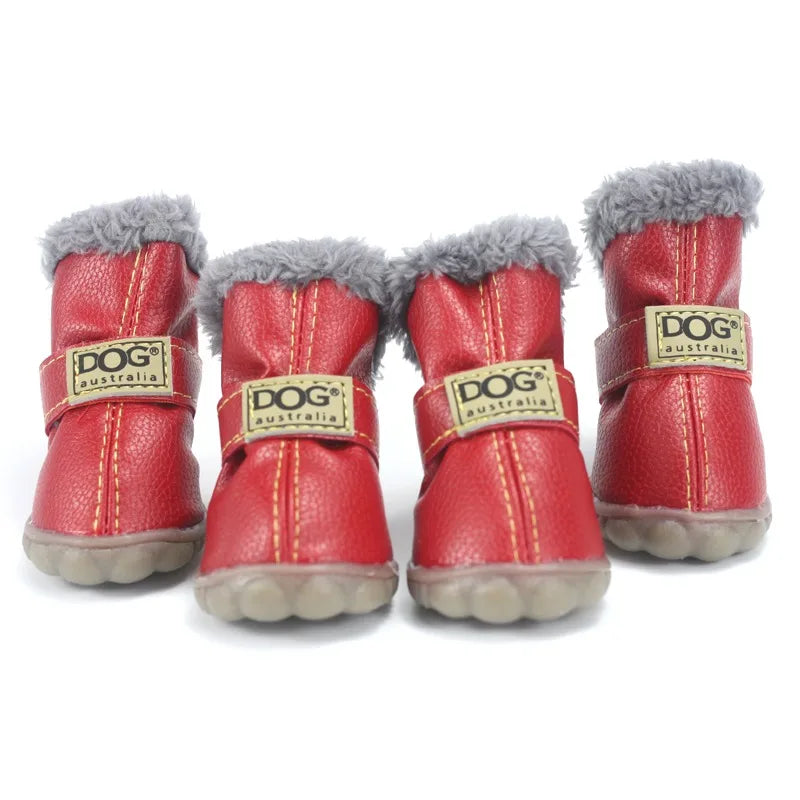 Leather Fur, Snow, Anti-Slip Waterproof