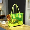 Transparent Dog Carrier Bag | Stylish PVC Pet Tote for Small Dogs