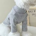 Turtleneck Dog Sweatshirt — Soft Pullover T-Shirt for Small Dogs & Cats | Chihuahua, Bichon, Pug | 5 Colors