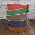 Wide Leather Dog Collar Padded Pet Collars Dog Collar for Medium Large Dogs Pitbull Bulldog German Shepherd 2XL Fashioned Furbabies