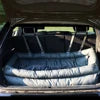 Luxury Dog Beds Faux Leather Dog Car Seat Booster Double Seats Pet Car Seat Bed with Safety Buckle  Pet Beds Fashioned Furbabies