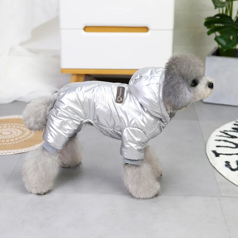 Winter Warm Pet Dog Jumpsuit Waterproof