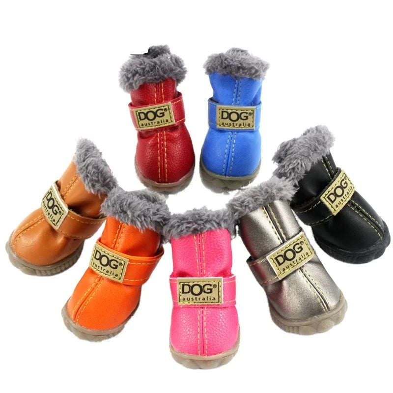 Leather Fur, Snow, Anti-Slip Waterproof