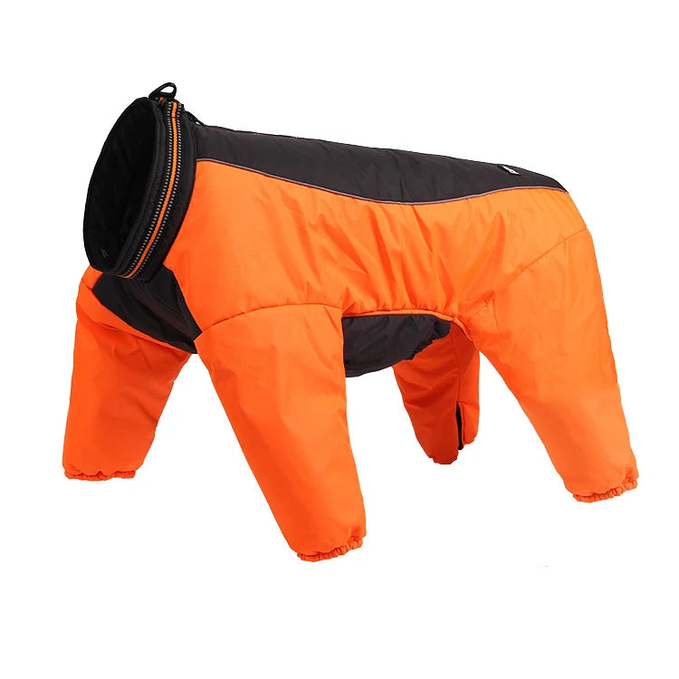 Reversible Waterproof Dog Coat - Reflective Outdoor Jacket