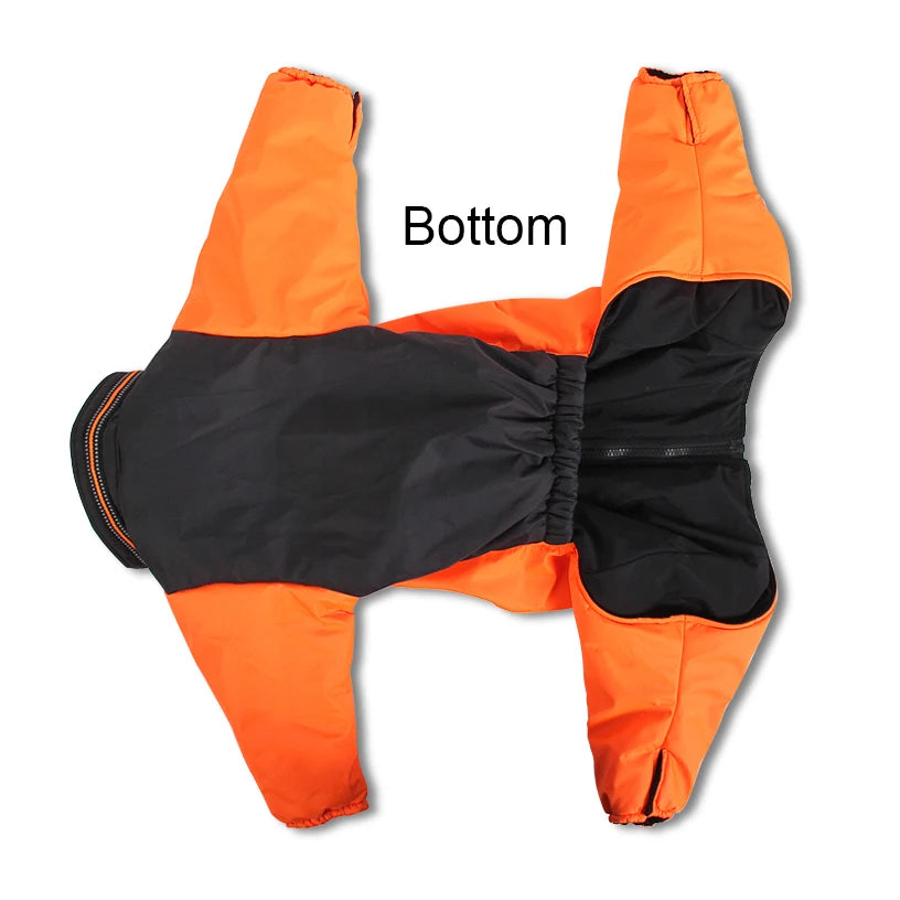 Reversible Waterproof Dog Coat - Reflective Outdoor Jacket