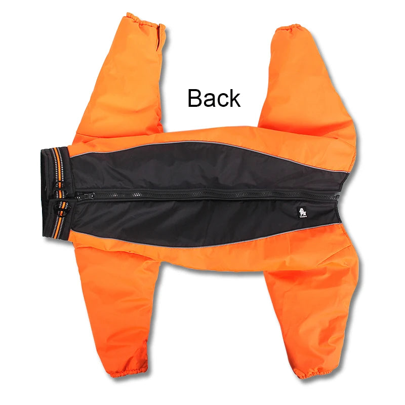 Reversible Waterproof Dog Coat - Reflective Outdoor Jacket