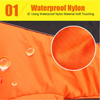 Reversible Waterproof Dog Coat - Reflective Outdoor Jacket