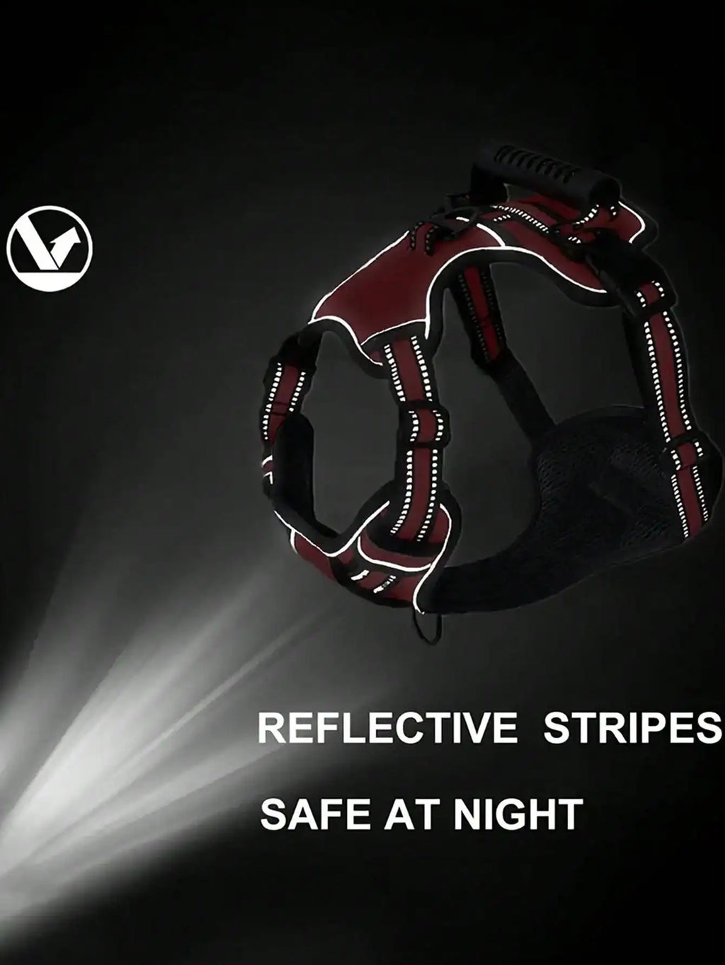 US LOCAL STOCK No Pull Tactical Service Dog Harness Leash Set Car Seatbelt Folding Bowl Degradable Garbage Bags Set for Dogs