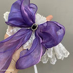 Cute Pet Dogs Pink Purple Blue Lace Bowknot Collares Bib Necklace For Puppy Dog Cat Supplies Collar Jewelry Accessory Chihuahua Fashioned Furbabies