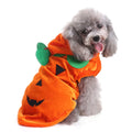 Halloween Pumpkin Pet Costume | Eco-Friendly Polyester Cosplay Coat for Dogs & Cats S–L