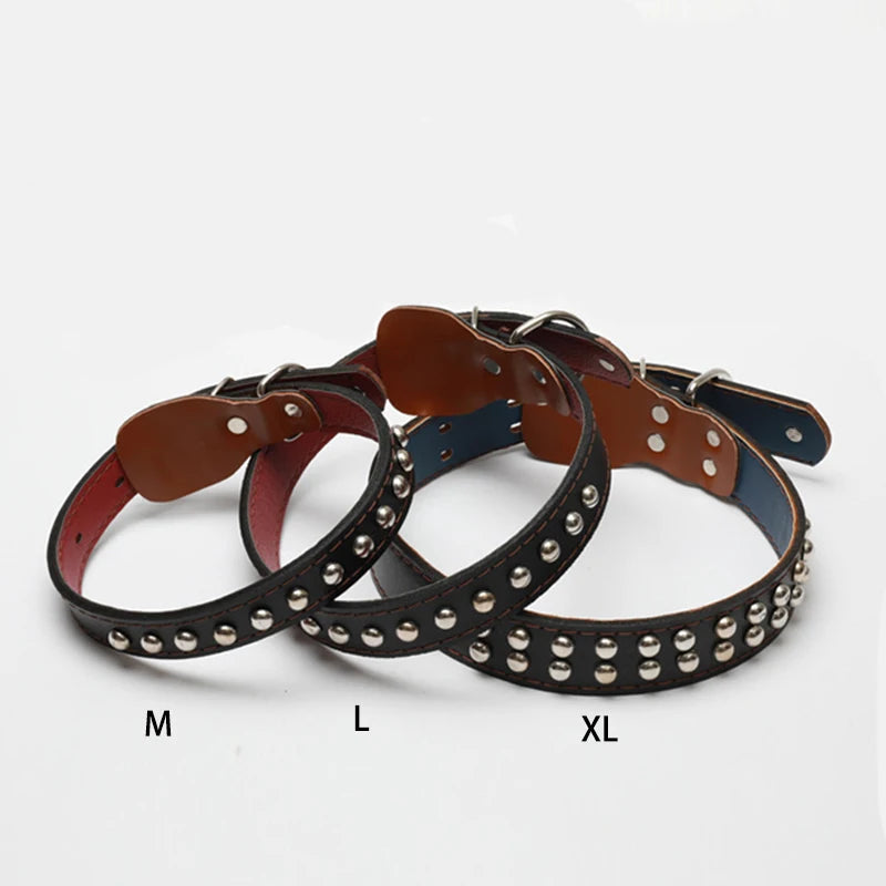 Pet Leather Dog Collar Leash For Large Dog Leather Dog Traction Drag Tow Rope Chain Pet Dog Supplies Accessories Prevent Runaway Fashioned Furbabies