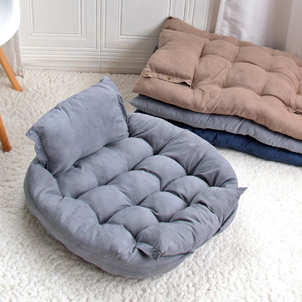 Multifunction Dog Bed Mat 3 IN 1 Dogs Cat Sleeping Bed Sofa Warm Winter Puppy Kitten Nest Kennel Soft Pet Cushion For Dogs Cats Fashioned Furbabies