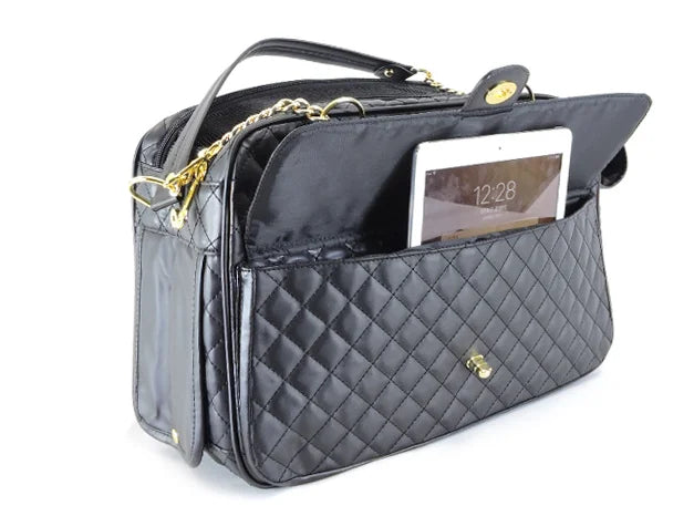 Designer PU Leather Pet Carrier Handbag
