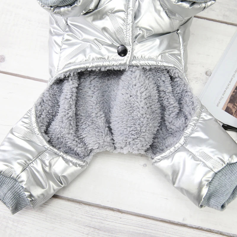 Winter Warm Pet Dog Jumpsuit Waterproof