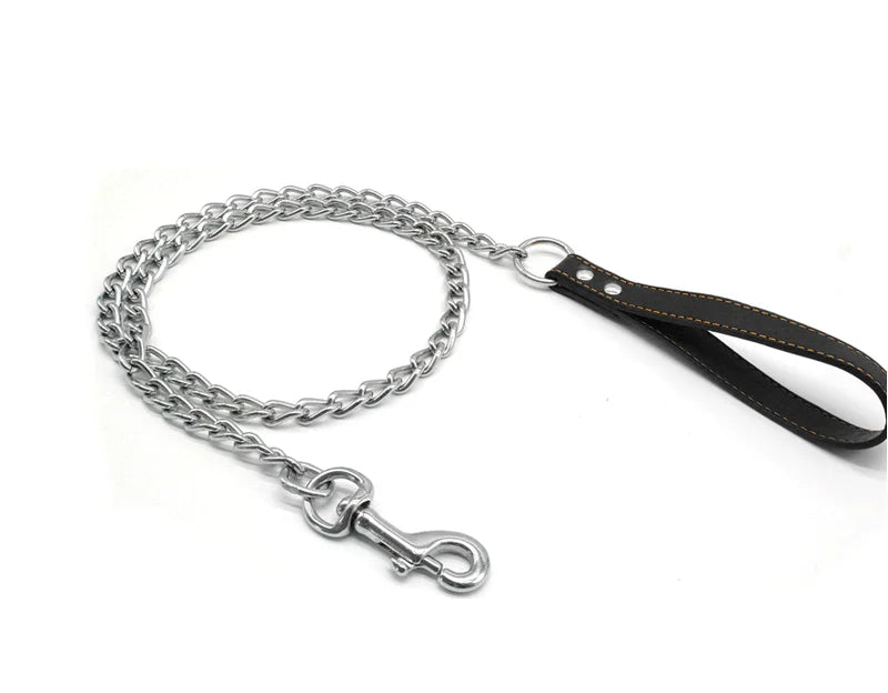 Fashionable Rivet Pet Collar Large Dog Collar For Fat Puppy Leashes For Bulldog Pug Stainless Steel Dog Chain Pet Products