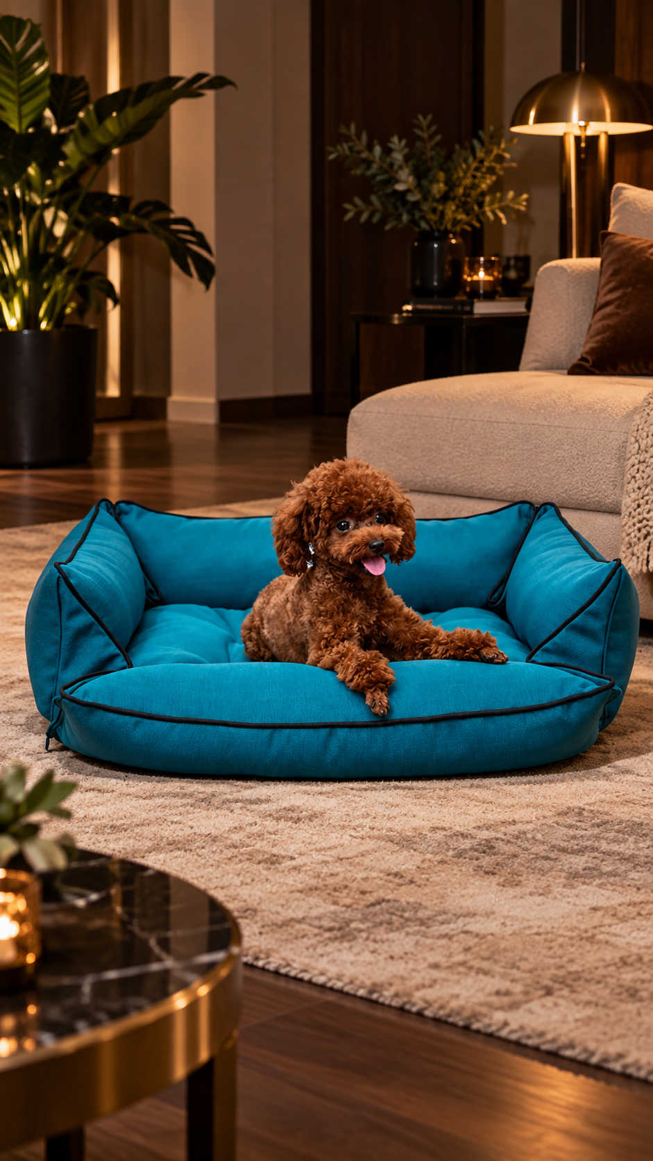 Waterproof Orthopedic Bolster Small Dog/Cat Bed